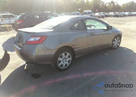 2006 Honda Civic Lx из США, поврежденный, VIN 2HGFG12696H558643